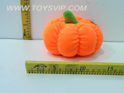 Plush Halloween pumpkin