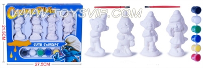 Smurfs Ceramic painting