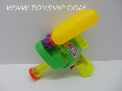 Transparent double bottles of water gun