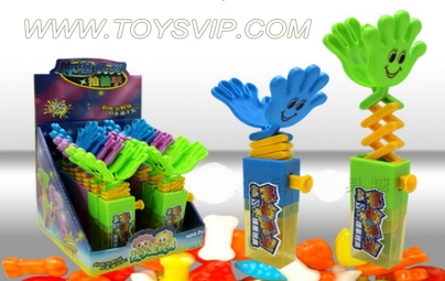 Telescopic smiley candy pat music