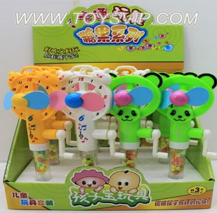 Alarm clock / Panda hand fan candy
