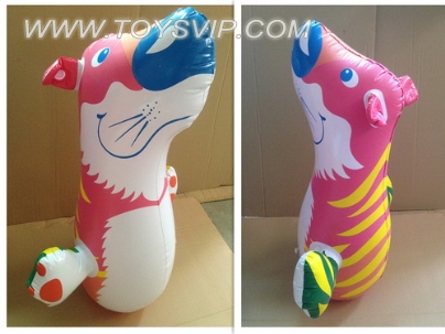 Inflatable tiger tumbler
