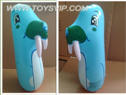 Inflatable walrus tumbler