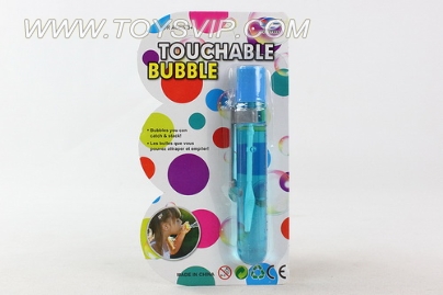 Pen-shaped bubble water 