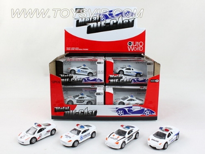 1:50 alloy back of the police car (12 / PCS)