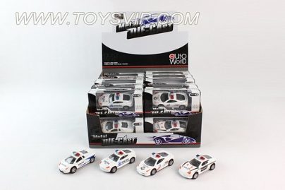 1:50 alloy back of the police car(24 / PCS)