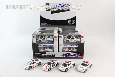 1:50 alloy back of the police car (24 / PCS)