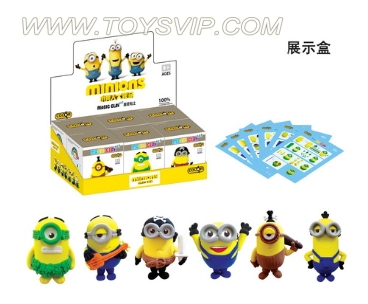 DIY small yellow people light clay (6 asst)