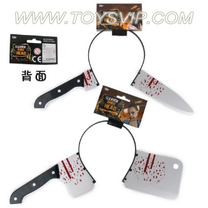 Bloody knife chopper headband