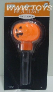 Pumpkin head flashlight