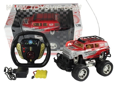 1:18 four-way gravity sensing steering wheel remote control Hummer