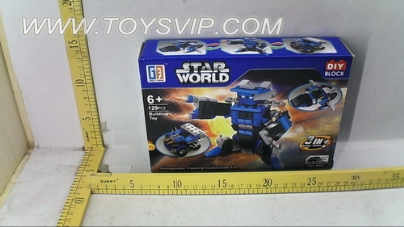 World iron blocks interstellar Warrior Soul (129pcs)