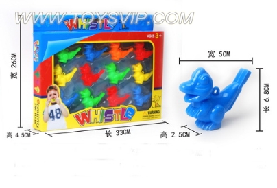 Dinosaur-type whistles