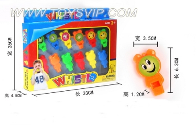 Frog-type paste whistle