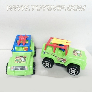 Ben10 Jeep off-road with a bell pull