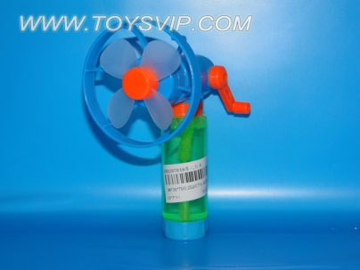 Hand fan + Bubble
