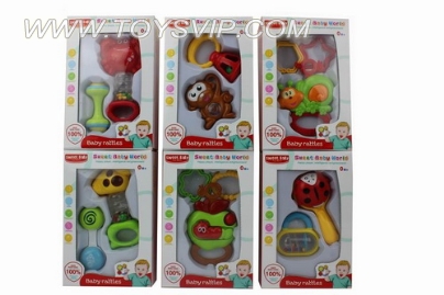 Baby rattles (6 asst)