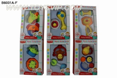 Baby rattles (6 asst)