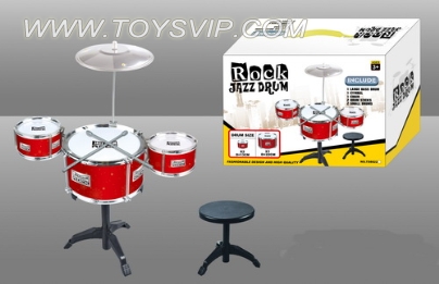 Electroplating drums -3 small drum set with chair