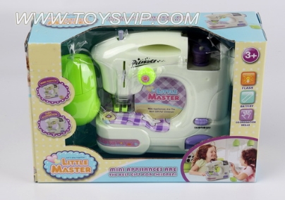 Electric sewing machine with light