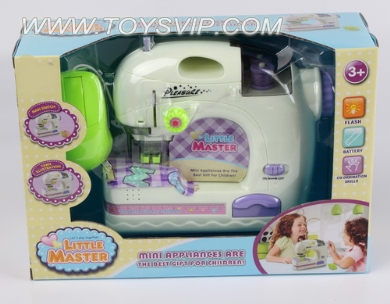 Electric sewing machine with light