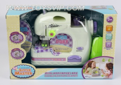 With light electric sewing machine + USB