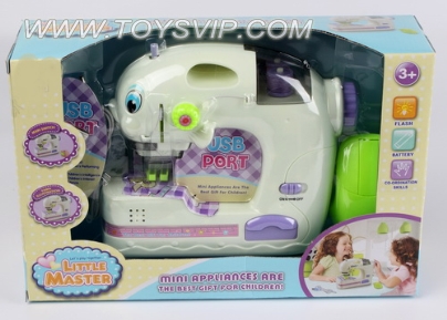 With light electric sewing machine + USB