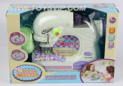 Electric sewing machine with light