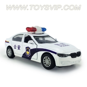 Chinese police car 1:32 alloy