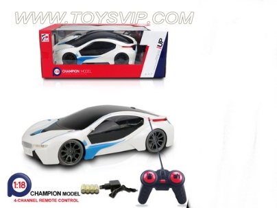 1:18 BMW I8 black window (including electricity)