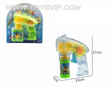 Space gun automatic bubble gun inertia