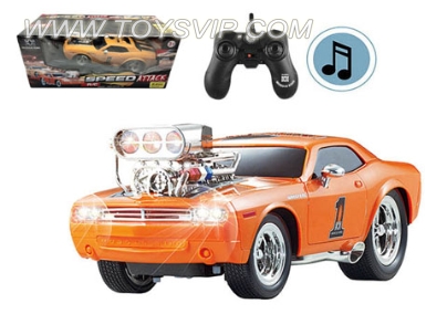 1:16 Remote modified muscle car (with light and music)