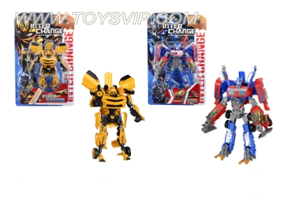 Deformation Optimus Prime Bumblebee