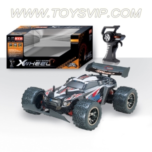 1:16 four-way high-speed remote control car (without packet of electricity)