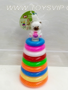Polar Bear Round Rainbow Tower