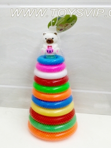 Polar Bear Round Rainbow Tower