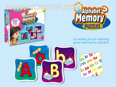 Letters Memory Match Puzzle