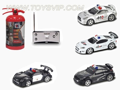 1:58 police car fire tank