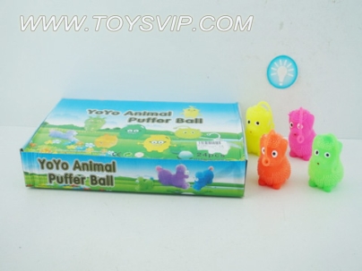 Puppy modeling flash Maomao ball (24 / PCS)