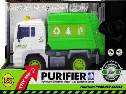 1:20 Inertia sanitation trucks (with sound and light)