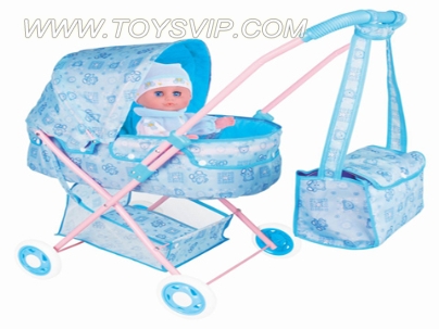 Baby stroller sunshade + storage basket handbag +14 +
