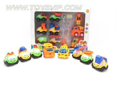 Cartoon car Engineering Kit (8 Pack)