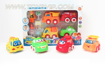 Cartoon car kit (Engineering / taxi / Fire) 4 installed