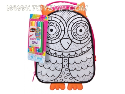 DIY watercolor painting backpack (5 colors available Washed pen) - Graphics Woodpecker