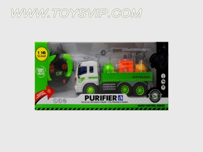 Stone remote control sanitation trucks (with light. Pack USB charging)