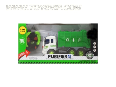 Stone remote control sanitation trucks (with light. Pack USB charging)