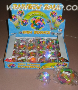 42mm transparent twinkle little rainbow ball