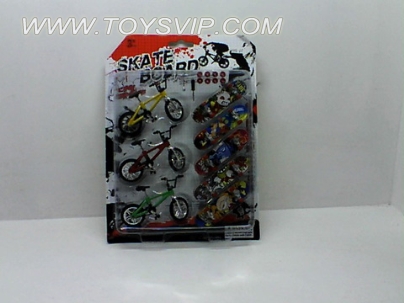 Alloy finger skateboard
