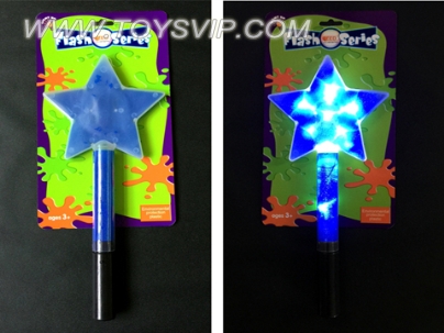 3A battery pentagram rods (light emitting three modes)