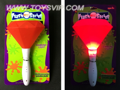 Large diamond glow stick (light emitting three modes)